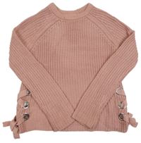 Staroružový sveter so šnurovaním Primark