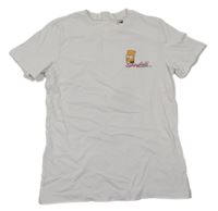Svetlosivé tričko s Bartem Simpsonem H&M