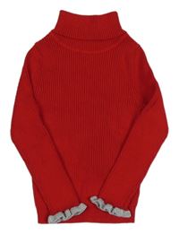 Červený svetrový rolák zn. Primark