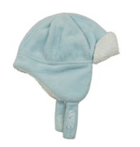 Světlemodrá fleecová beranice 