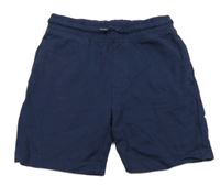 Tmavomodré teplákové kraťasy Pep&Co