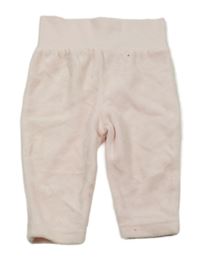 Svetloružové zamatové tepláky C&A