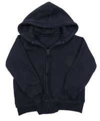 Tmavomodrá prepínaci mikina s kapucňou Matalan