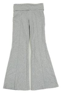 Šedé melírované flare legíny H&M