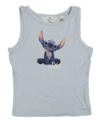 Svetlomodrý top so Stitchem H&M