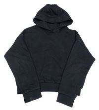 Čierna crop mikina s kapucňou F&F