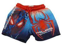 Modro-červené plážové kraťasy - Spiderman PRIMARK