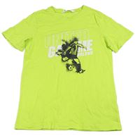 Limetkové tričko s fotbalistou H&M