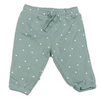 Zelené puntíkaté tepláky Primark