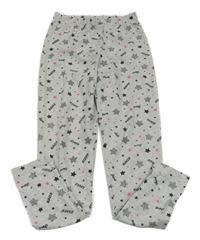 Svetlosivé legíny s hviezdami a nápismi LC Waikiki