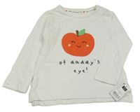 Nové - Bílé triko s jablkem Dunnes