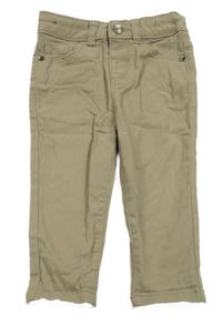 Béžové plátenné skinny nohavice George