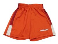 Červeno-biele športové kraťasy Saller