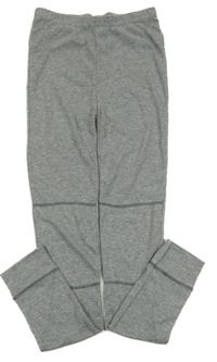Sivé thermo nohavice