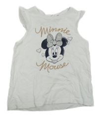 Bílý top s Minnie Disney
