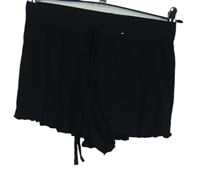 Dámké čierne rebrované kraťasy Primark