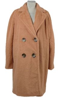 Dámský růžový chlupatý kabát Gallery 