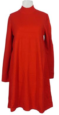 Dámske červené svetrové šaty Vero Moda