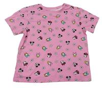 Ružové tričko s Daisy a Minnie Disney