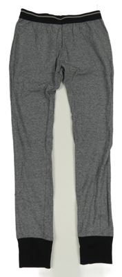 Černo-bílé melírované spodní kalhoty C&A