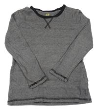 Čierne melírované spodné tričko H&M