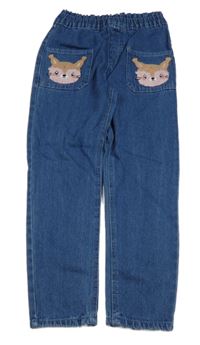 Modré paper bag rifle s králíky