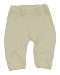 Smetanové pletené tepláky H&M