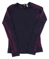 Lilkové thermo tričko s pruhmi a vzorom H&M