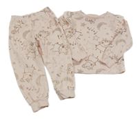 Svetloružové plyšové pyžama s Pepinou a volánikmi Matalan