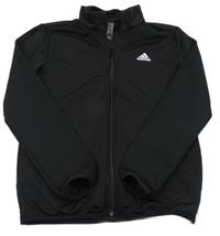 Černá sportovní propínací mikina Adidas