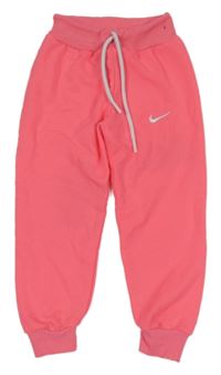 Neonově růžové tepláky Nike