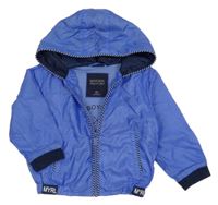 Chrpově modrá šusťáková jarní bunda s kapucí Mayoral 