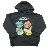 Tmavosivá mikina s pokémony a kapucňou PRIMARK
