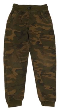 Hnědo-khaki army tepláky Primark