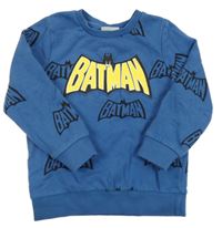 Modrá mikina s Batmanem