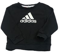 Čierna mikina s logom Adidas