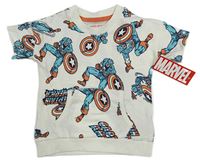 Bílé tričko Captain America zn. Primark