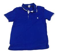 Safírové polo tričko Petit Beteau 