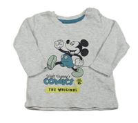 Sivé tričko s Mickeym Primark