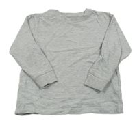 Šedé melírované triko Next 