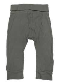 Sivé rebrované tepláky Nutmeg