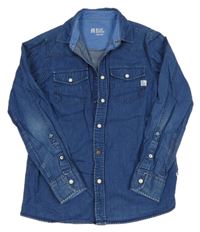 Tmavomodrá riflová košile Blue Ridge