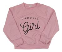 Svetloružová mikina s nápisom Shein