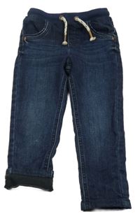 Tmavomodré podšité rifle George