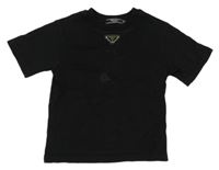 Čierne tričko s logom Prada