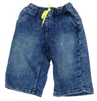 Modré teplákové riflové kraťasy Kiki&Koko