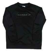 Černá sportovní mikina s logem Nike Air Max