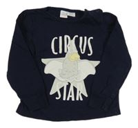 Tmavomodré mikinotriko s Dumbem Disney