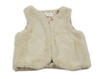 Smetanové kožešinové podšité bolérko C&A