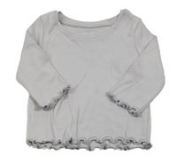 Svetlofialové rebrované tričko PRIMARK